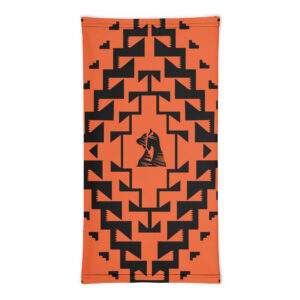 Orange Navajo Neck Gaiter