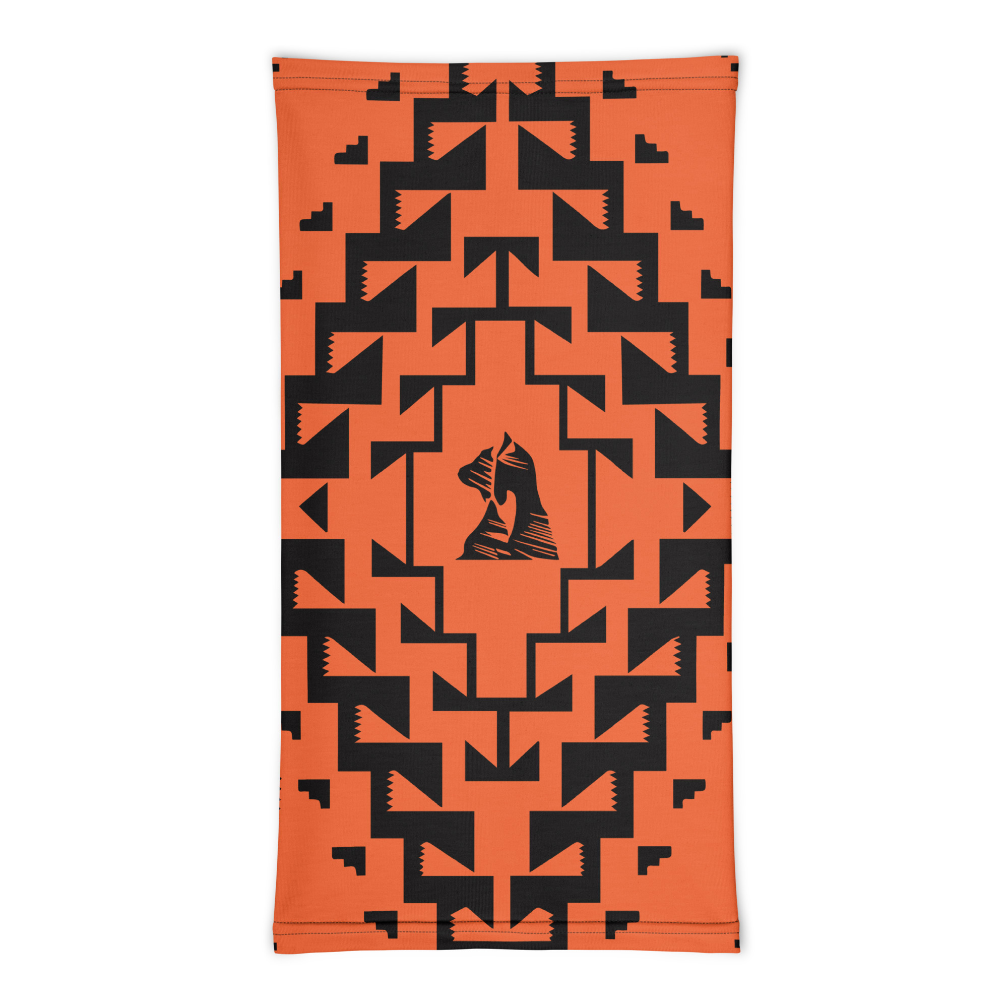 Orange Navajo Neck Gaiter