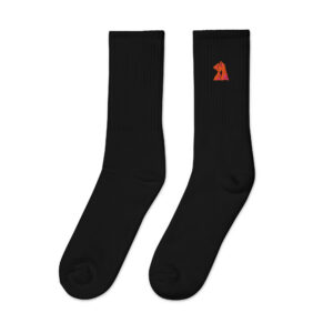 Bear Embroidered Socks