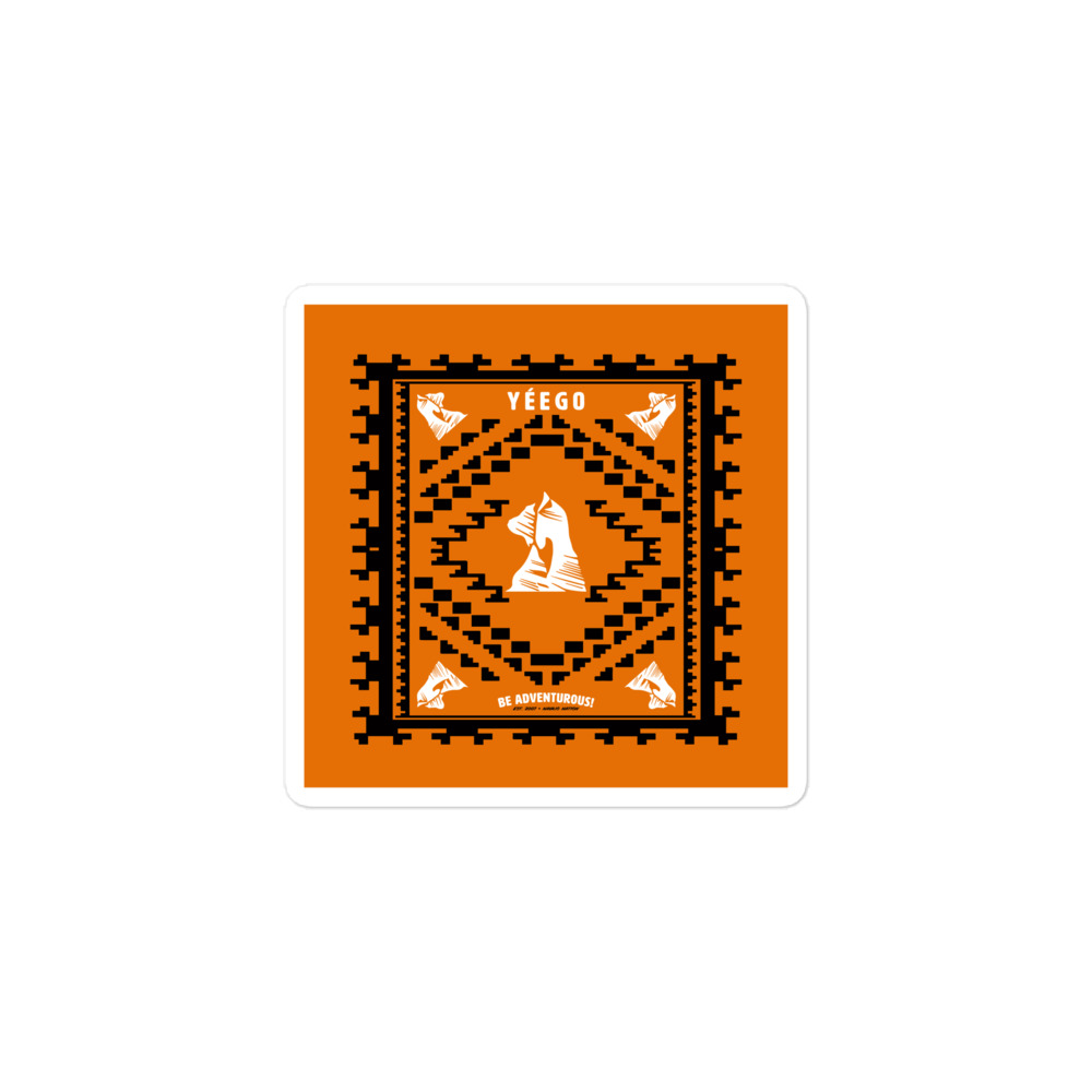 "Yeego Bear Rug" Stickers