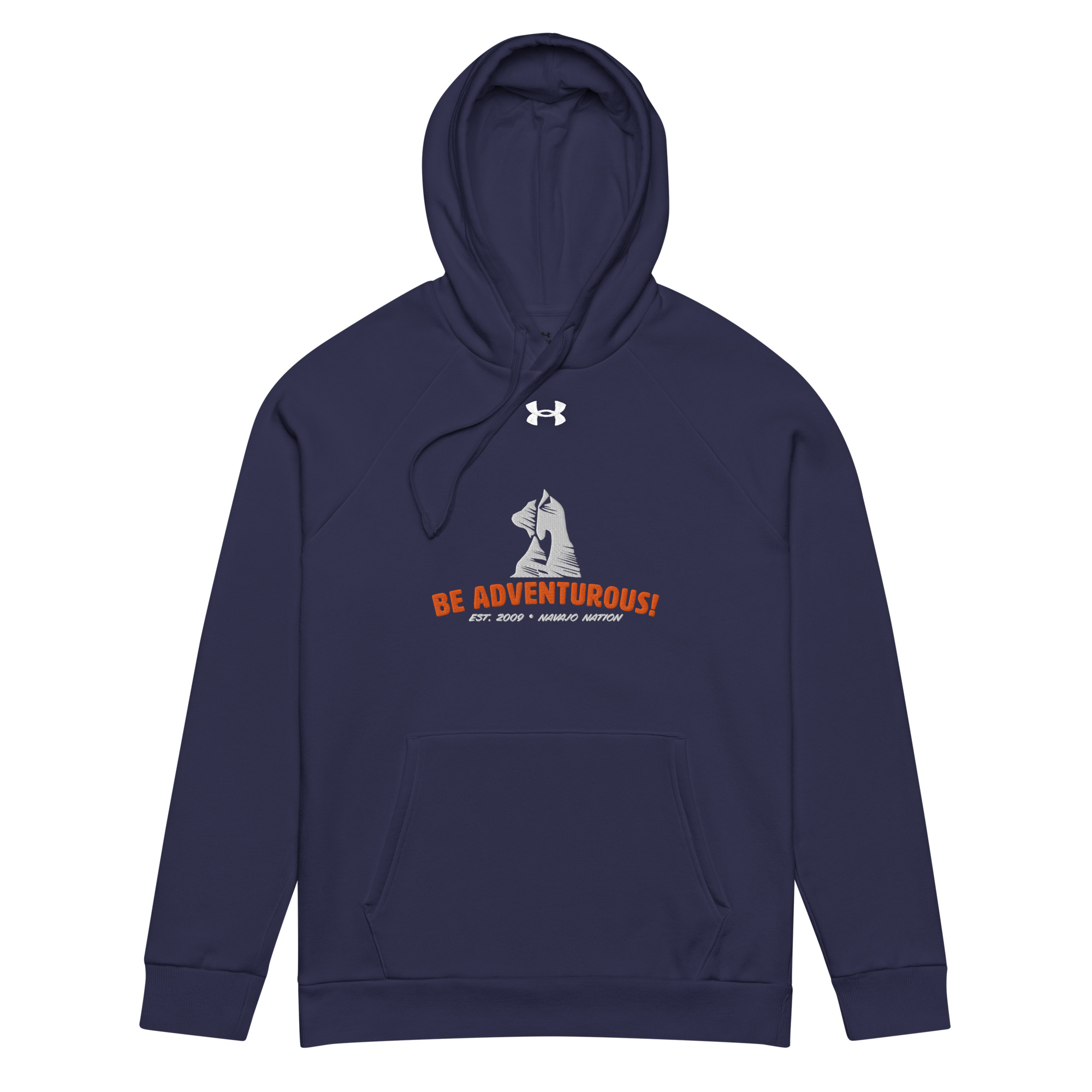 "Be Adventurous" Under Armour® Hoodie (Embroidered) - Image 3